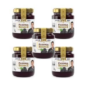 Combo Geleia de Amora 270g Fazenda Sedrez - 5 unid.