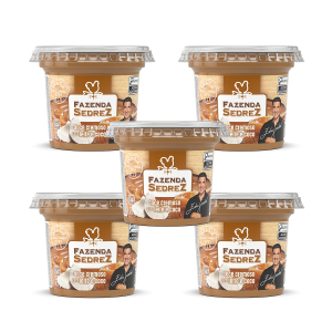 Combo Doce Cremoso Com Leite e Coco 400g Fazenda Sedrez - 5 unid