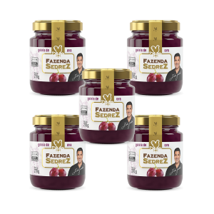 Combo Geleia de Uva 270g Fazenda Sedrez - 5 unid