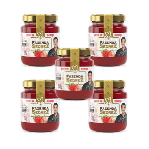 Combo Geleia de Morango 270g Fazenda Sedrez - 5 unid