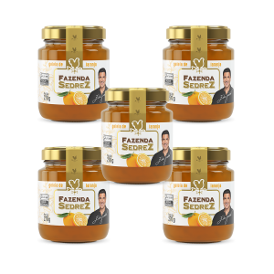 Combo Geleia de Laranja 270g Fazenda Sedrez - 5 unid