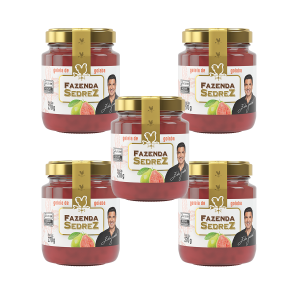 Combo Geleia de Goiaba 270g Fazenda Sedrez - 5 unid