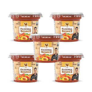 Combo Doce Cremoso de Pêssego 400g Fazenda Sedrez - 5 unid