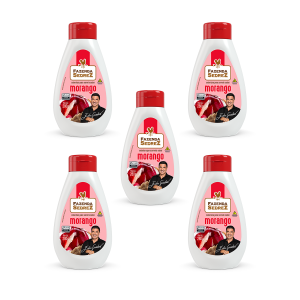 Combo Cobertura para Sorvete Morango 280g Fazenda Sedrez - 5 unid