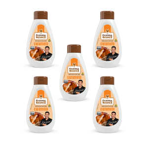 Combo Cobertura para Sorvete Caramelo 280g Fazenda Sedrez - 5 unid