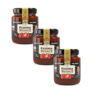 Combo Geleia de Tomate Com Pimenta 270g Fazenda Sedrez - 3 unid