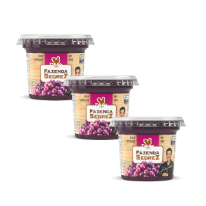 Combo Doce Cremoso de Uva 400g Fazenda Sedrez - 3 unid