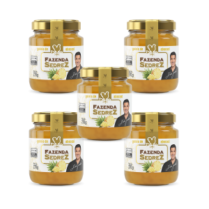 Combo Geleia de Abacaxi 270g Fazenda Sedrez - 5 unid